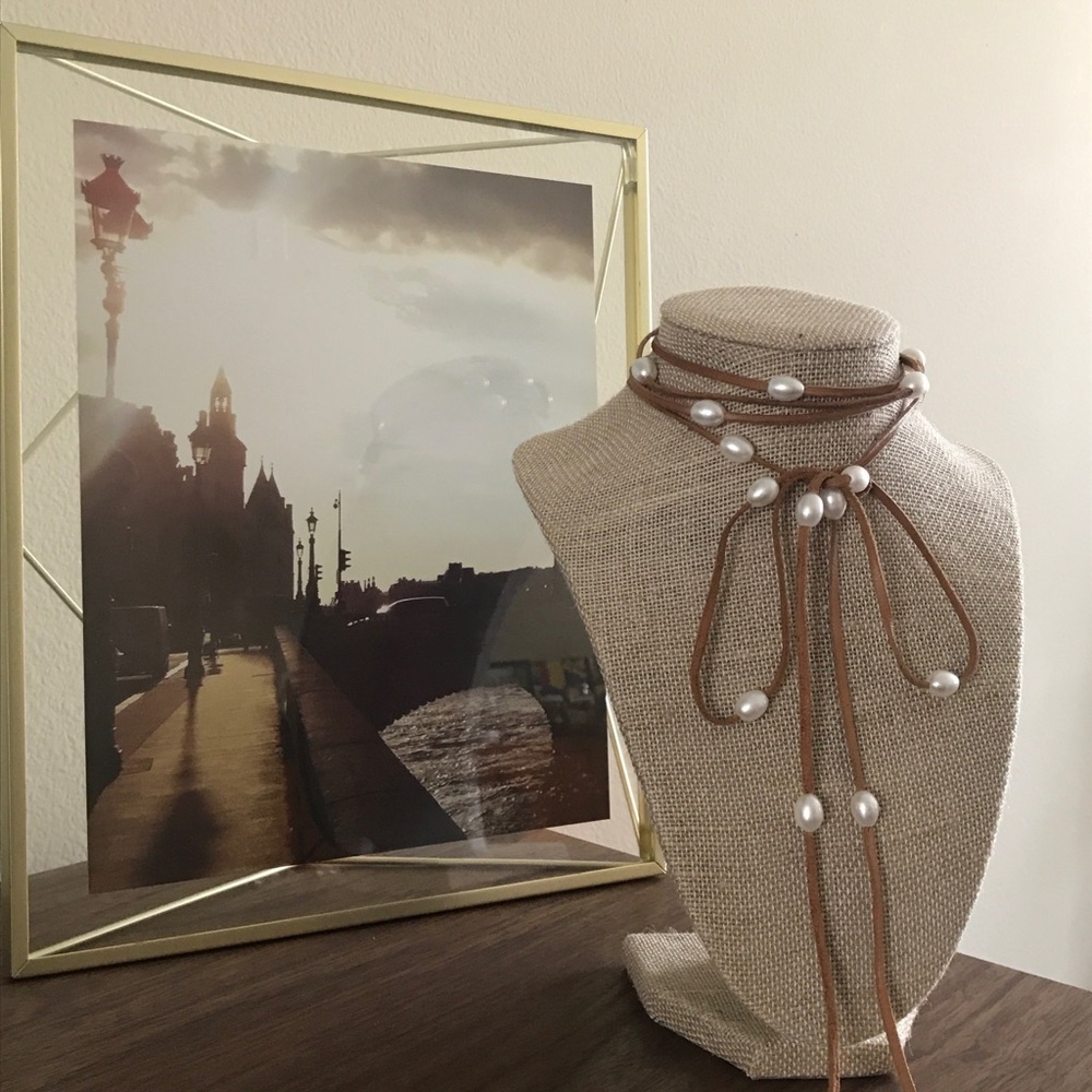Genuine Australian South Sea pearl & leather - Picture 7 of 8